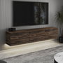 Hanah Home Mueble para TV Neon - Chestnut